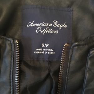 FAUX American Eagle leather jacket